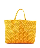 Pre-Owned Goyard Gm Saint Louis Tote Printed Coated Canvas