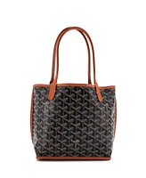 Pre-Owned Goyard Mini Anjou Reversible Tote Coated Canvas