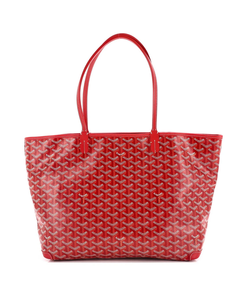 Pre-Owned Goyard Mm Artois Tote Coated Canvas