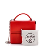 Pre-Owned HERMES Cinhetic Top Handle Bag Chevre Mysore