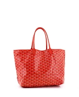 Pre-Owned Goyard Pm Saint Louis Tote Coated Canvas