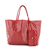 Pre-Owned Goyard Gm Saint Louis Tote Coated Canvas