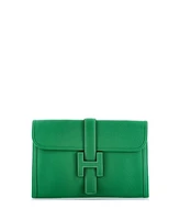 Pre-Owned HERMES Pm Jige Clutch Epsom