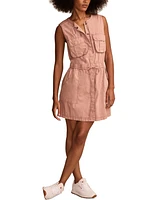 Lucky Brand Women's Cotton Cargo Drawstring-Waist Dress