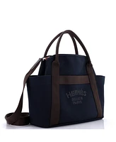 Pre-Owned HERMES Sac De Pansage Groom Handbag Canvas