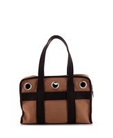 Pre-Owned HERMES Small Pet Dog Carrier Toile