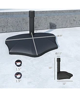 Outsunny Patio Umbrella Base lbs Sd for 1.5"/1.9