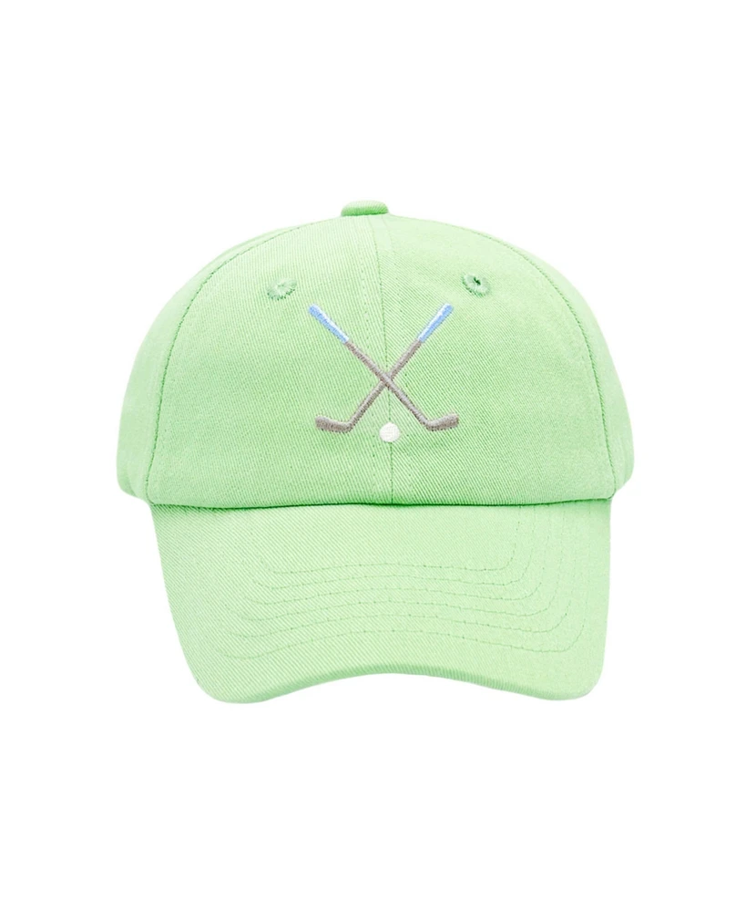 Bits & Bows Boys Golf Clubs Baseball Hat