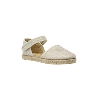 Elephantito Toddler Girls Linen Classic Espadrille