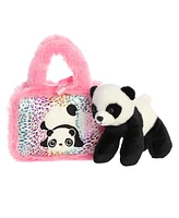 Aurora Small Zoo Collection Fancy Pals Fashionable Plush Toy Panda 7"