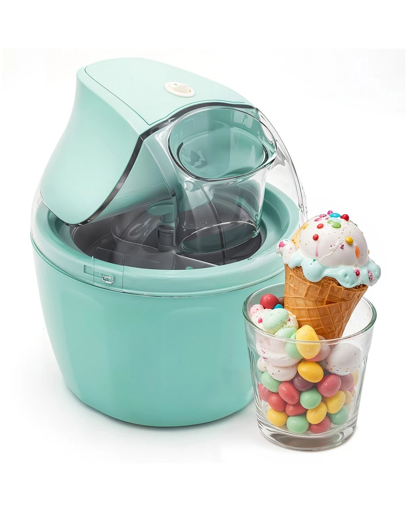 Elite Cuisine 1.5 Quart Electric Ice Cream Maker with Quick Freeze Bowl