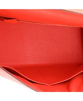 Pre-Owned HERMES Kelly 28 Handbag Red Epsom with Gold Hardware