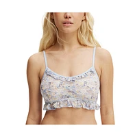 Cotton On Women's Stretch Lace Scoop Bralette