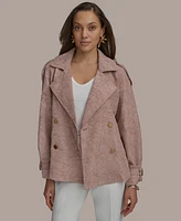 Donna Karan New York Women's Textured Belted Jacket