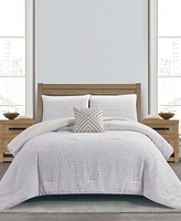 Rachel Roy Chenille Waffle -Pc. Comforter Set