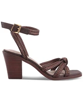 Giani Bernini Women's Renaee Block Heel Woven Strappy Dress Sandals, Created for Macy's