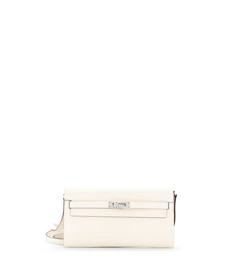 Pre-Owned Hermes Kelly To Go Wallet Verso Epsom