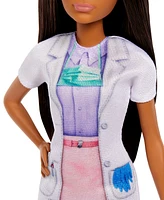 Barbie Dentist Doll with Brunette Fashion Doll, 1 Kid Doll, Medical Doctor Furniture & Accessories