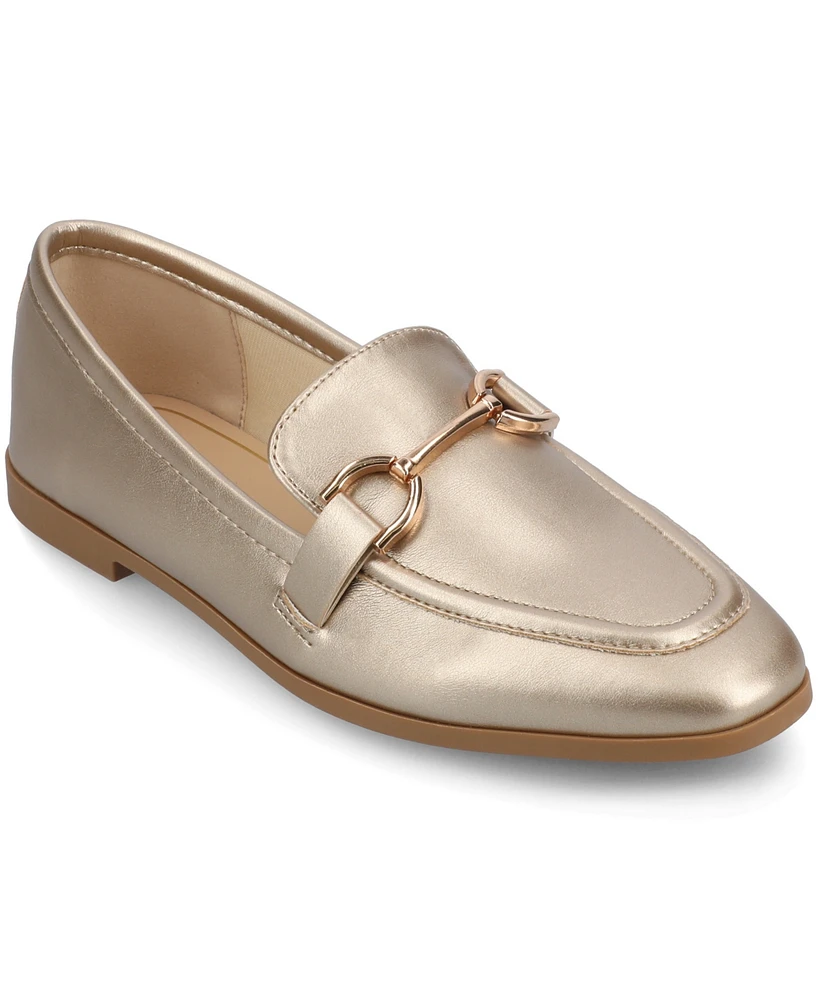 Journee Collection Women's Mizza Square Toe Dress Flats