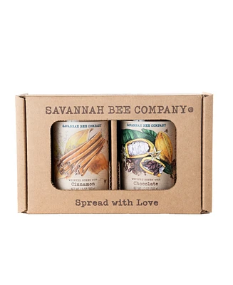 Savannah Bee Company Cinnamon and Chocolate Whipped Honey Gift Set, 12oz