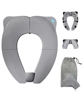 Baby Proof Me | Folding Travel Toilet Seat Trainer (White)