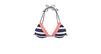 Lascana Women's Striped Triangle Bikini Swimsuit Top