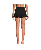 Lands' End Women's Ruffle Hem Mini Swim Skirt