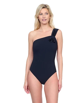 Beaute Luxury One-Shoulder One-Piece Swimsuit