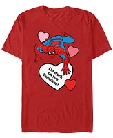 Fifth Sun Men's Spiderman I'm Stuck On You Short Sleeve T-Shirt