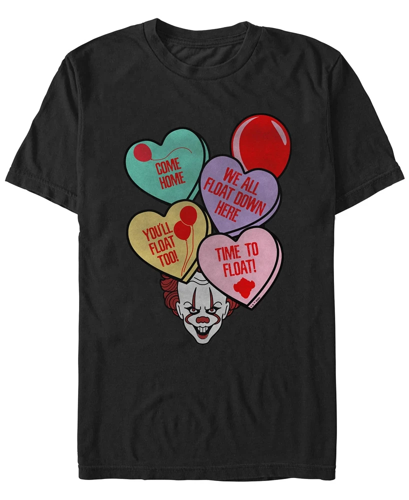 Fifth Sun Men's Pennywise Candy Corn Hearts Short Sleeve T-Shirt