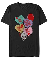 Fifth Sun Men's Pennywise Candy Corn Hearts Short Sleeve T-Shirt