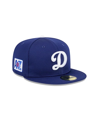 New Era Men's Dark Blue Los Angeles Dodgers 2025 Spring Training 59FIFTY Fitted Hat