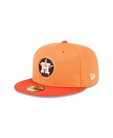 New Era Men's Orange Houston Astros 2025 Spring Training 59FIFTY Fitted Hat