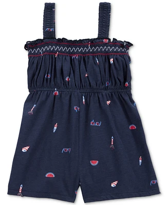 Carter's Toddler Girls 4th Of July Cotton Romper