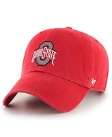 '47 Brand Men's Scarlet Ohio State Buckeyes College Football Playoff 2025 National Championship Game Clean Up Adjustable Hat