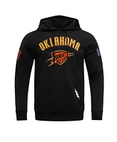 Pro Standard Men's Black Oklahoma City Thunder 2024/25 Edition Chenille Applique Pullover Hoodie