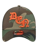 New Era Men's Camo Denver Broncos Mystic Camo A-Frame 9FORTY Adjustable Hat