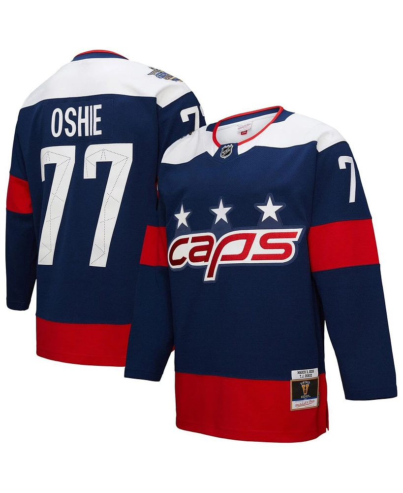 Mitchell & Ness Men's Tj Oshie Navy Washington Capitals Power Play Jersey