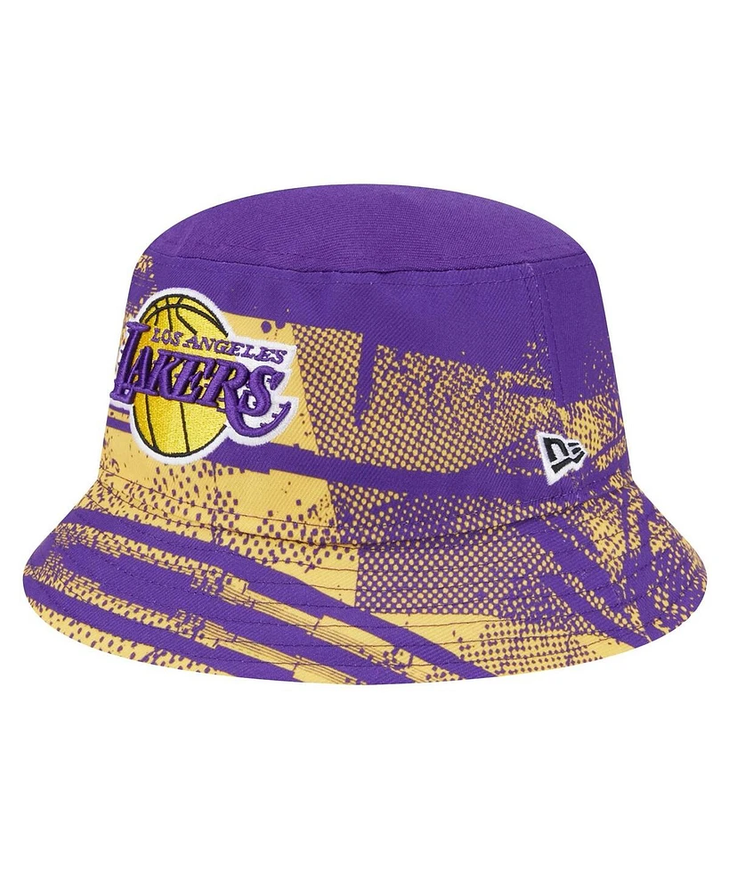 New Era Men's Purple/Gold Los Angeles Lakers Tip-Off Bucket Hat