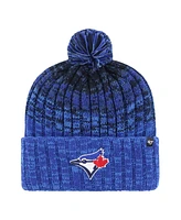 '47 Brand Men's Royal Toronto Blue Jays Cascade Cuffed Knit Hat with Pom