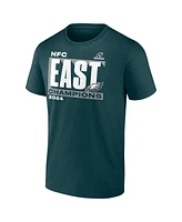 Fanatics Men's Midnight Green Philadelphia Eagles 2024 Nfc East Division Champions Big Tall Conquer T-Shirt