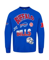 Pro Standard Men's Royal Buffalo Bills Turn It Up Drop Shoulder Pullover Sweatshirt