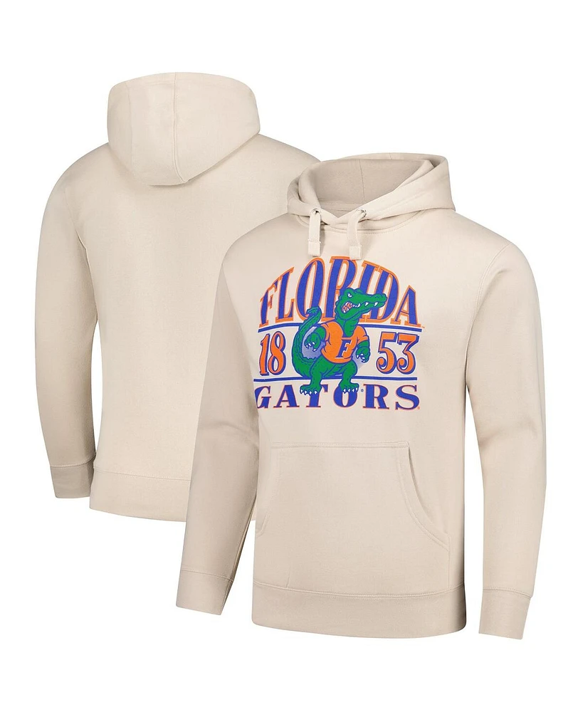 Image One Men's Cream Florida Gators Upper Arch Letters Pullover Hoodie