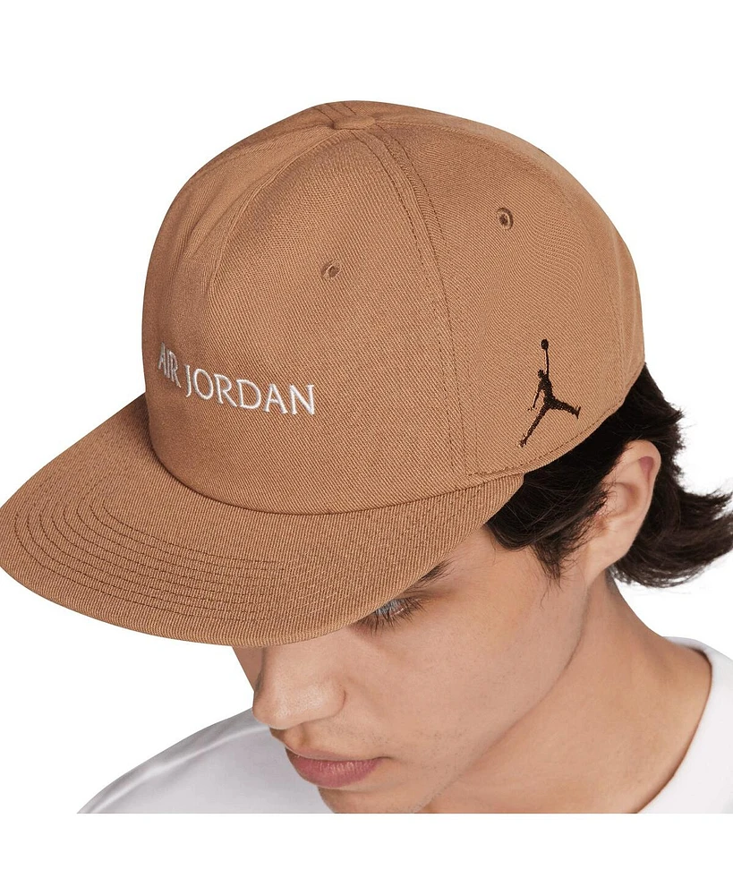 Jordan Men's Brown Air Five-Panel Snapback Hat