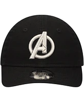 New Era Toddler Black The Avengers 9TWENTY Adjustable Hat