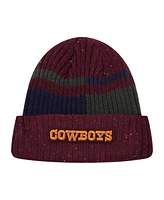 Pro Standard Men's Burgundy Dallas Cowboys Speckled Cuffed Knit Hat