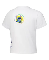 Freeze Max Women's White Lilo and Stitch Scrump Baby Doll T-Shirt