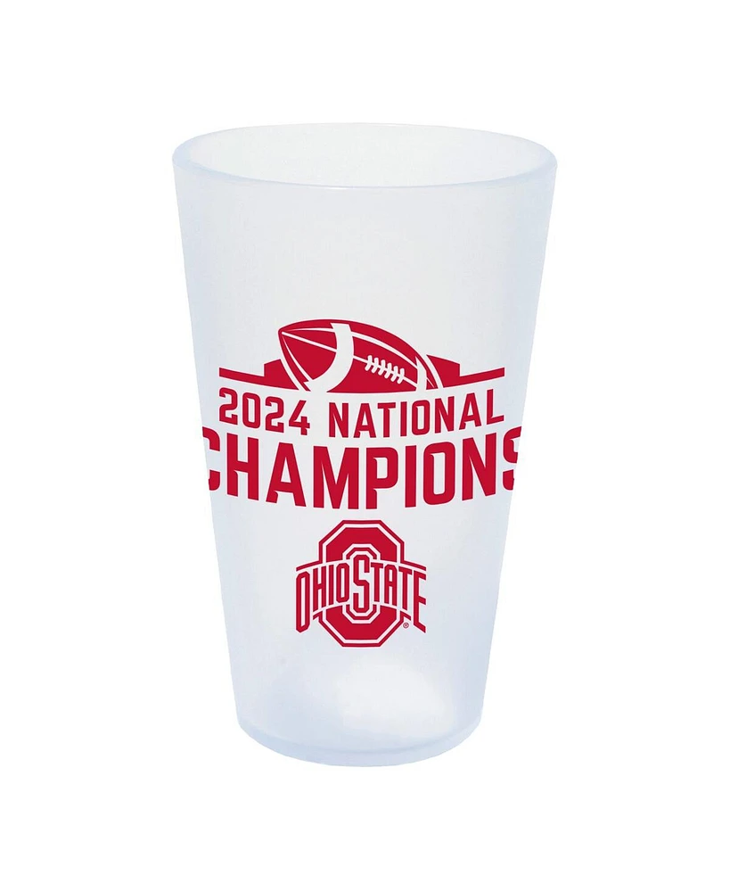 Wincraft Ohio State Buckeyes College Football Playoff 2024 National Champions 16oz. Icicle Silicone Pint Glass