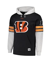 '47 Brand Men's Black Cincinnati Bengals Big Tall Lacer Pullover Hoodie