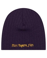 New Era Baby Boys and Girls Purple Lsu Tigers Mini Fan Beanie